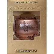1981 Baby's First Christmas, Girl