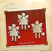 2002 Hope, Joy, and Love, Angels - Set of 3