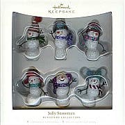 2006 Jolly Snowmen, Miniature Set