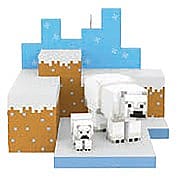 2025 Polar Bears In Snow Tundra, MineCraft