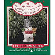 1988 Thimble Snowman, Thimble #11 - NT