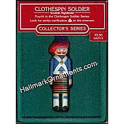 1985 Clothespin Soldier #4, Scottish Highlander