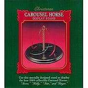 1989 Christmas Carousel Horse Collection Carousel Display Stand - DB