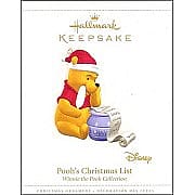 2006 Pooh's Christmas List, Winnie the Pooh Collection