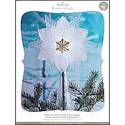 2010 Glowing Snowflake, Tree Topper, Wonder and Light