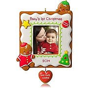 2014 One Cute Cookie, Baby's 1st Christmas, Photo Holder