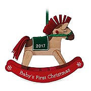 2017 Baby's First Christmas, Rocking Horse