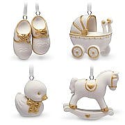 2018 Welcome Baby Ornament Set, Miniature