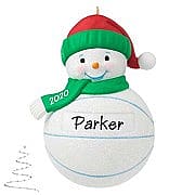 2020 Basketball Snowman