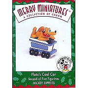 1998 Pluto's Coal Car, Disney, Merry Miniatures