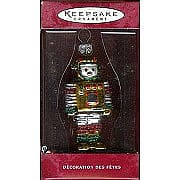 2000 Lil Robot, Hand-Blown Glass Ornament