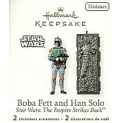 2010 Boba Fett and Han Solo, Star Wars, Miniature