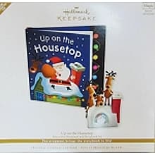 2010 Up on the Housetop, Interactive Ornament and Book Set