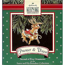 1992 Prancer and Vixen, Santa & His Reindeer