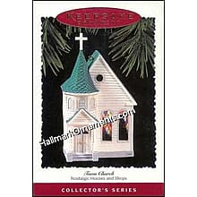 1995 Town Church, Nostalgic Houses & Shops #12 - NB