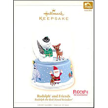 2006 Rudolph and Friends Snow Globe, Rudolph the Red Nosed Reindeer