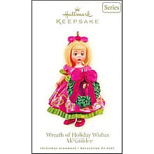 2009 Wreath of Holiday Wishes, Madame Alexander #14