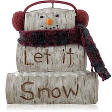 2014 Birch Log Snowman