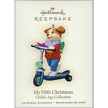 2007 My Fifth Christmas Boy, (undated) Child's Age, VERY RARE