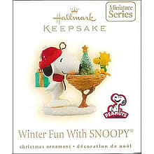 2009 Winter Fun with Snoopy, #12, PEANUTS, Miniature - DB