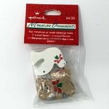1988 Wooden Ornaments, Miniature