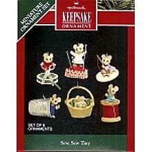 1992 Sew, Sew Tiny, Six Mice, Miniature