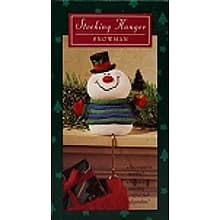 1995 Snowman Stocking Hanger