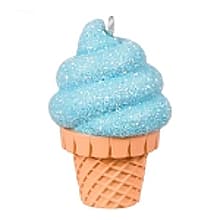 2022 Sparkly Soft Serve, Ice Cream Cone, Miniature