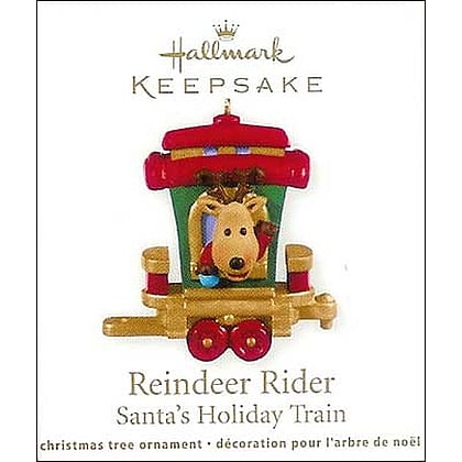 2011 Reindeer Rider, Santa's Holiday Train, Miniature