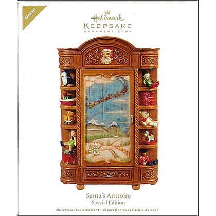 2011 Santa's Armoire, Club Ornament, Colorway, Rare