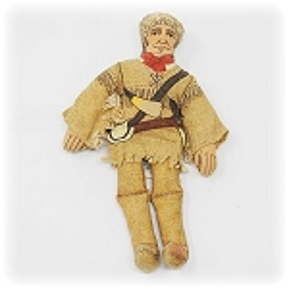 1979 Davy Crockett Doll, Fabric
