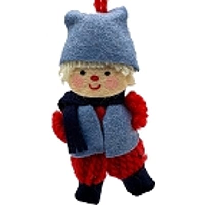 1973 Boy Caroler, Yarn