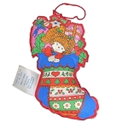1979 Stuffed Full Stocking, Fabric