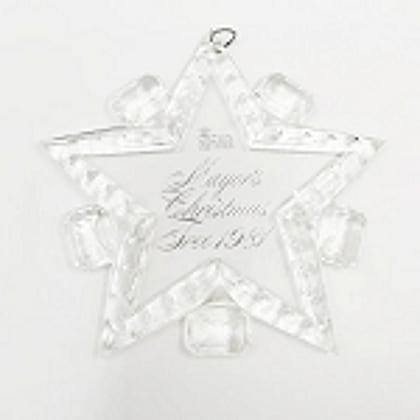1981 Five Pointed Acrylic Star, Mayor's Christmas Tree
