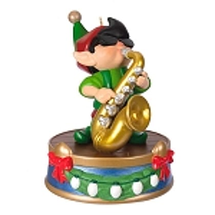 2024 Stuey on Sax, North Pole Tree Trimmers Band Collection, Keepsake Power Cord