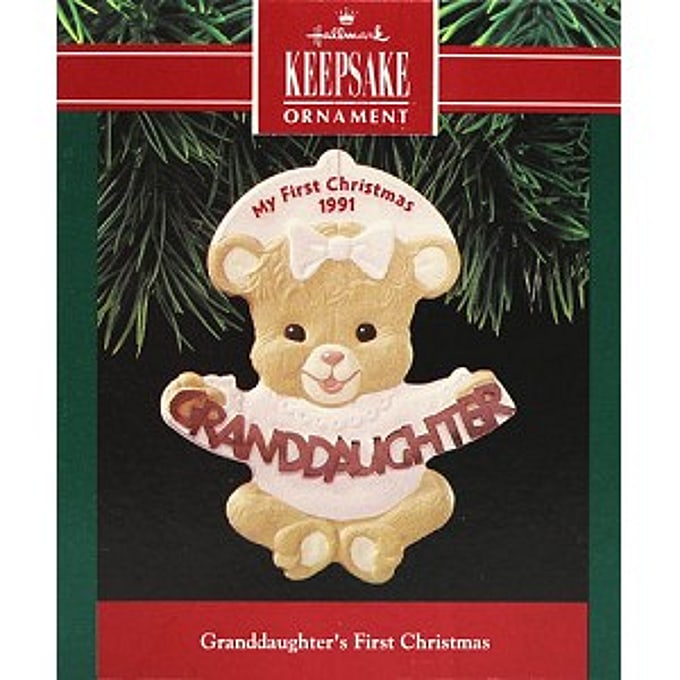 1991 Granddaughter's First Christmas