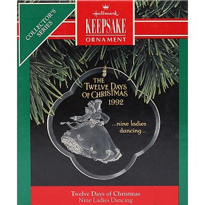 1992 Nine Ladies Dancing, Twelve Days of Christmas #9 - DB