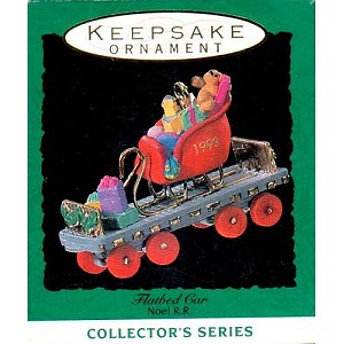 1993 Flatbed Car. Noel R.R. #5, Miniature