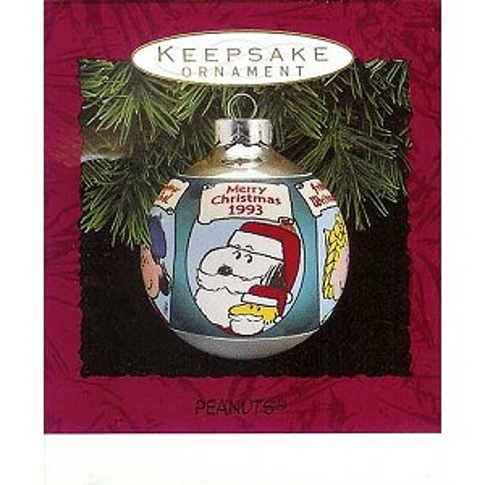 1993 Peanuts, Glass Ball - DB