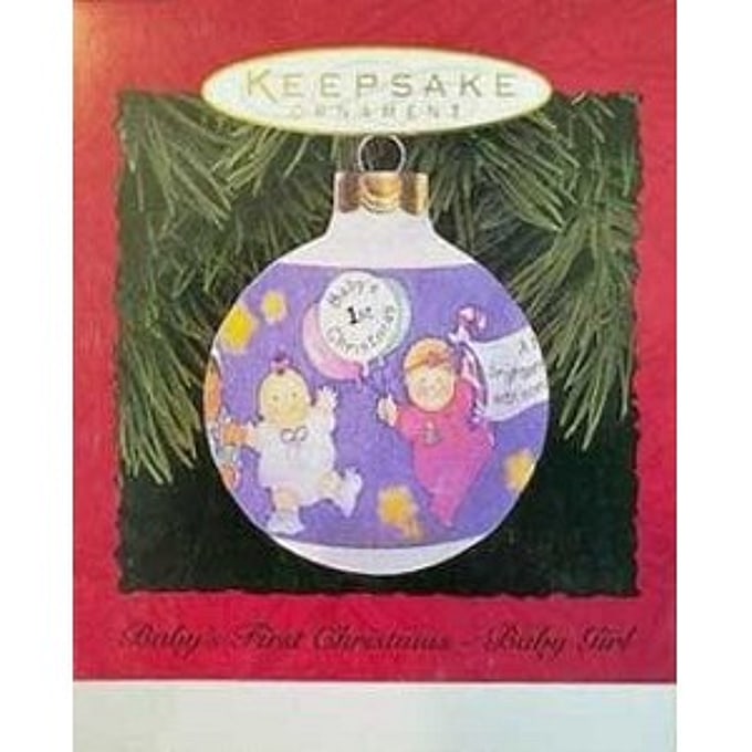 1995 Baby's First Christmas, Girl