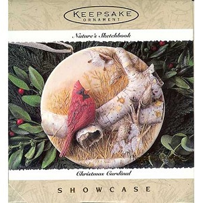1995 Christmas Cardinal, Nature's Sketchbook