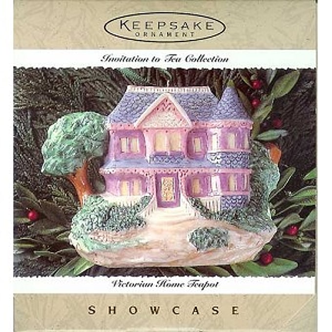 1995 Victorian Home Teapot, Invitation to Tea
