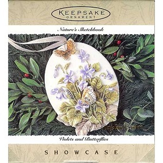 1995 Violets and Butterflies, Nature's Sketchbook