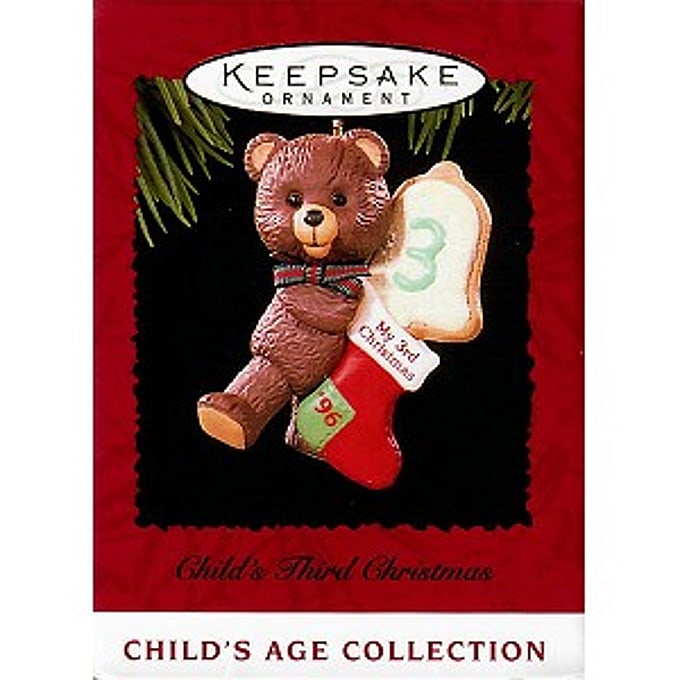 1996 Child's Third Christmas, Child's Age Collection