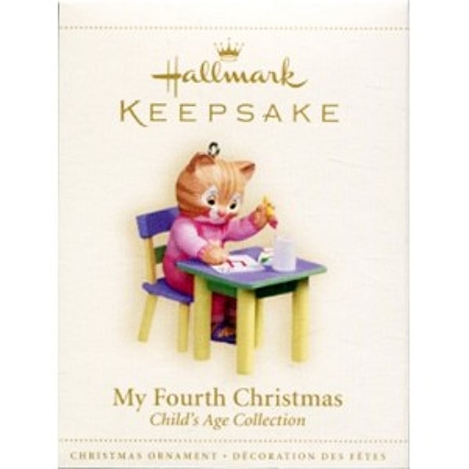 2006 My Fourth Christmas - Girl, Child's Age Collection
