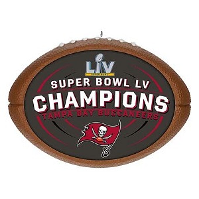 2021 Super Bowl LV Champions Tampa Bay Buccaneers Ornament