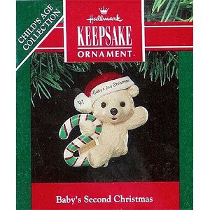 1991 Baby's Second Christmas, Artist Signed