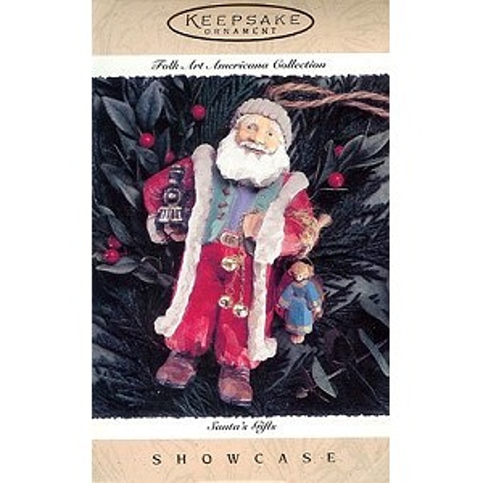 1996 Santa's Gifts, Folk Art Americana