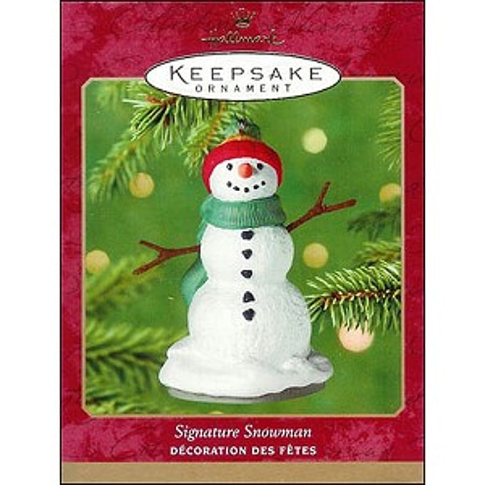 2000 Signature Snowman, Artist Signing Event Piece