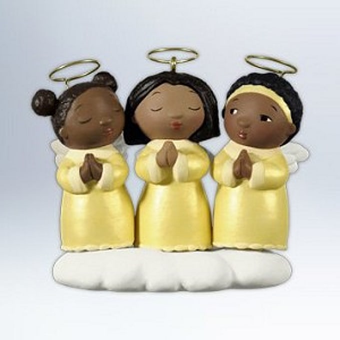 2012 Three Little Angels, Miniature 